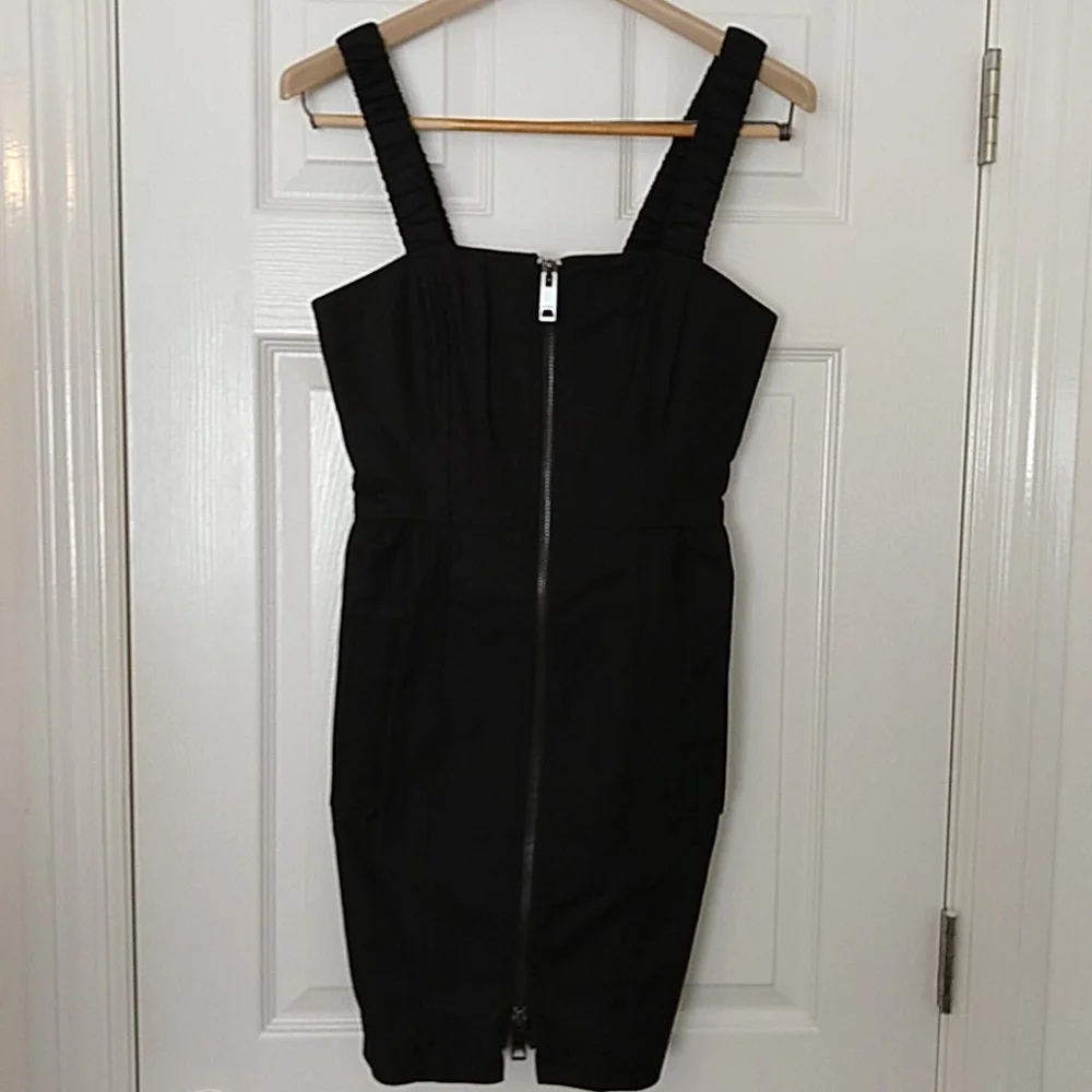 Burberry London Front Zip Sundress Sz. 2 - Picture 1 of 10